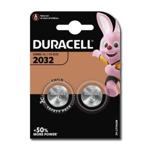 Pile CR2032 Duracell | Blister de 2 à 5 piles Lithium