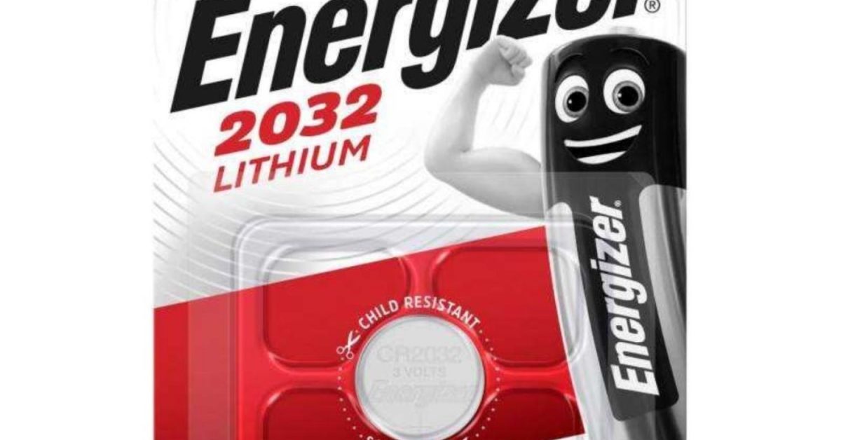 Energizer 2032 top